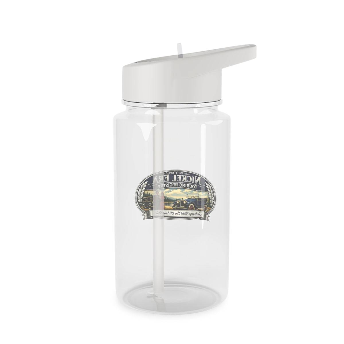 Nickel Era Touring Registry Tritan Water Bottle – Classic Car Club Design