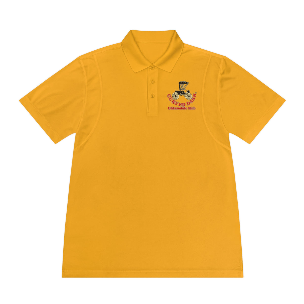 Curved Dash Oldsmobile Club Printed Polo Shirt