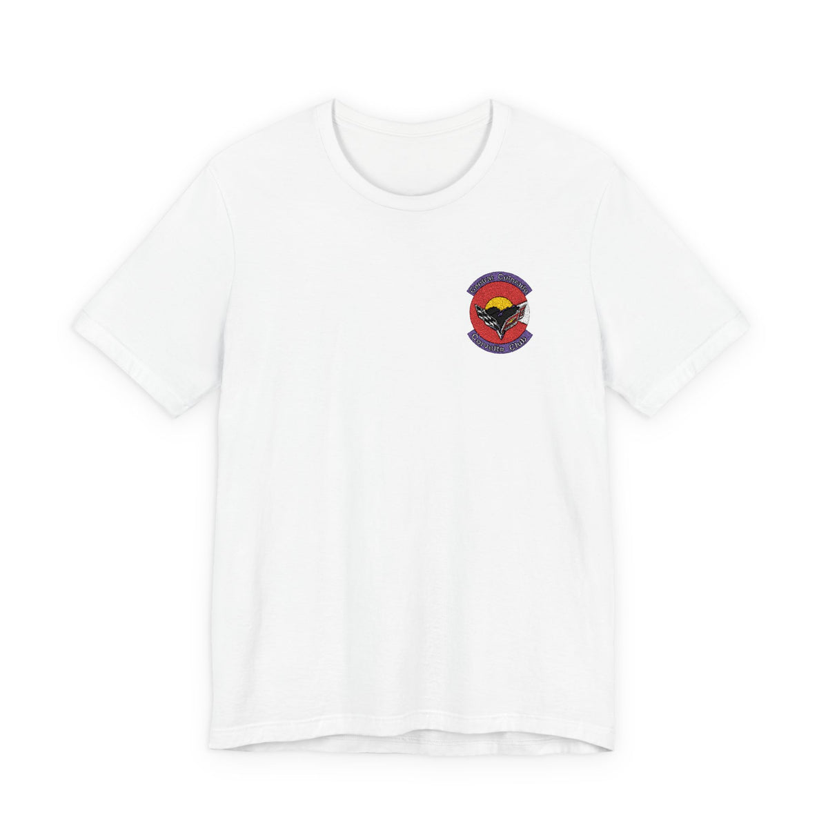 Central Colorado Corvette Club - Embroidered Unisex Soft Style Tee