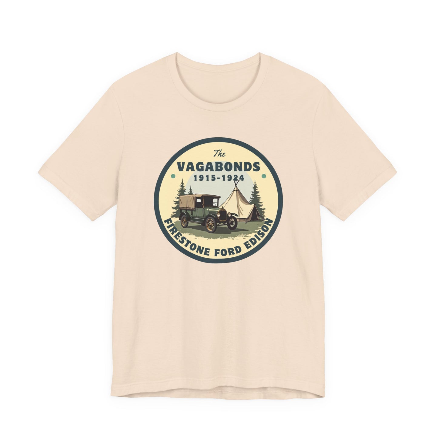 Vagabonds - Firestone, Ford, and Eddison - Retro Camping Shirt