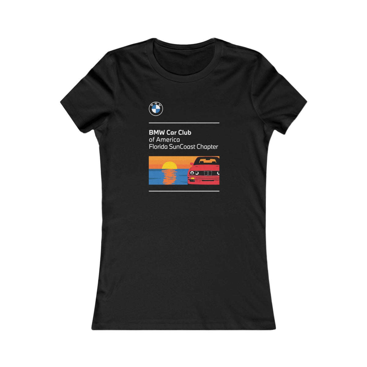BMW Car Club of America Florida SunCoast Chapter Women's T-Shirt