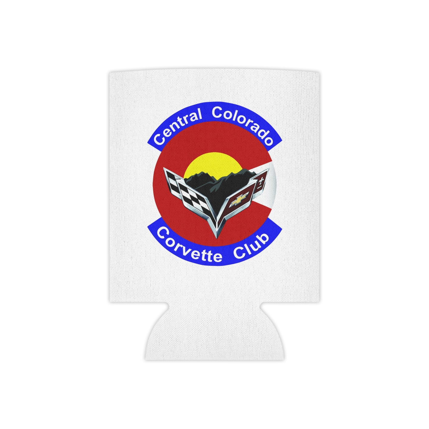 Central Colorado Corvette Club Can Cooler – Insulated Soda Koozie