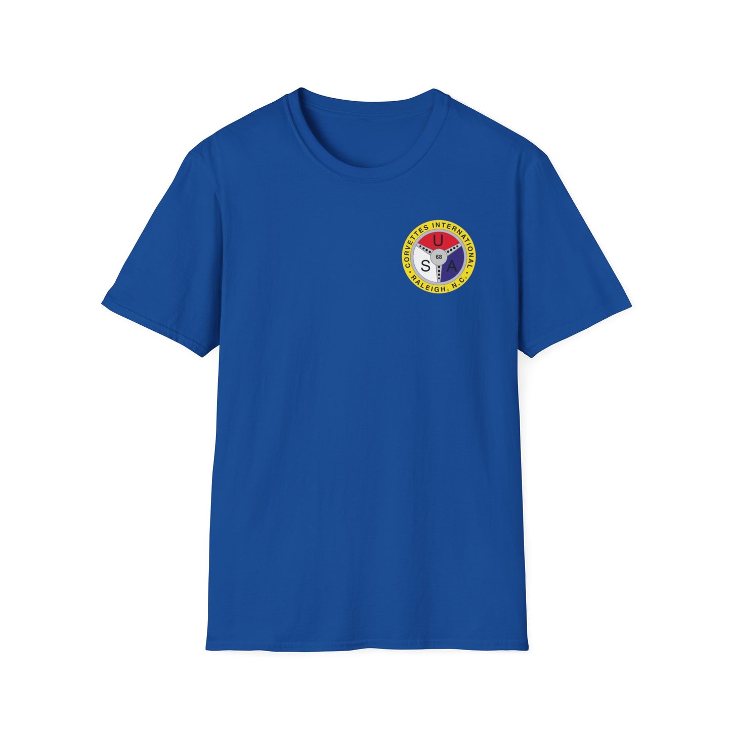 Corvettes International Front and Back Logos — Unisex Softstyle T-Shirt