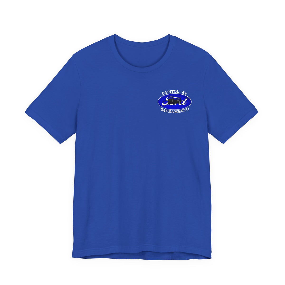 Capitol A's (single small logo) Unisex Soft Short Sleeve Tee