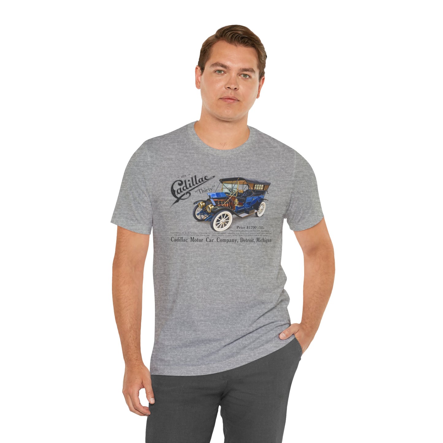 1911 Cadillac Vintage Car Tee – Classic Antique Automobile Graphic Shirt