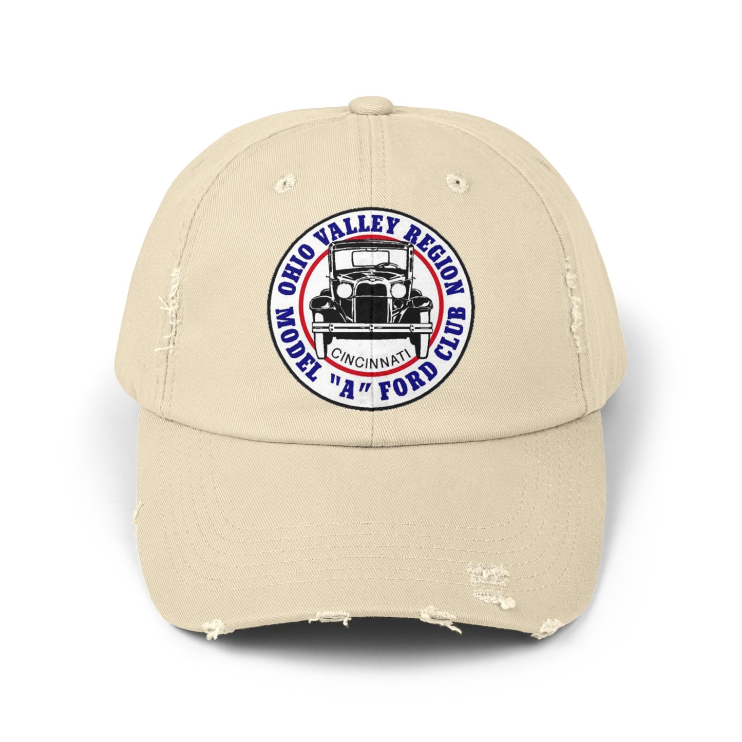 Ohio Valley Region Model A Ford Club Unisex Distressed Cap