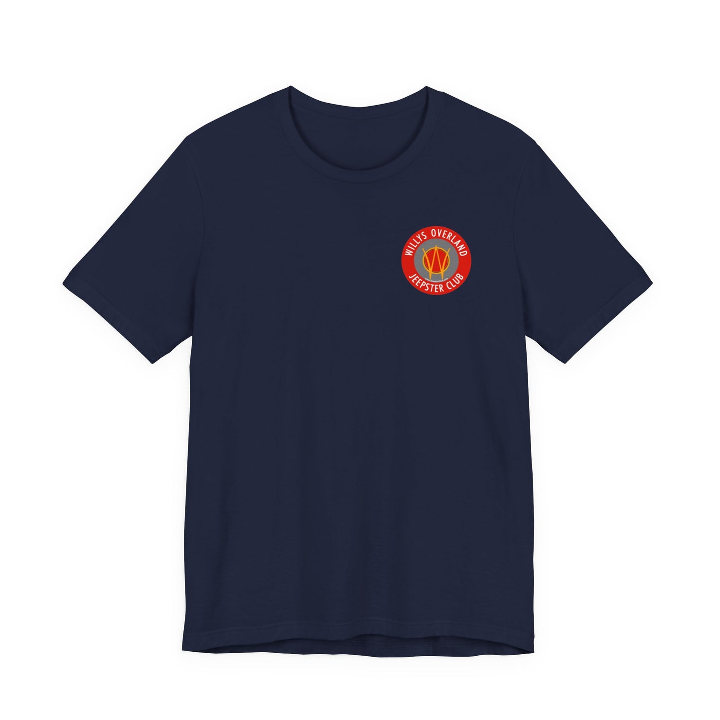 Willys Overland Jeepster Club T‑Shirt — Front and Back Logos