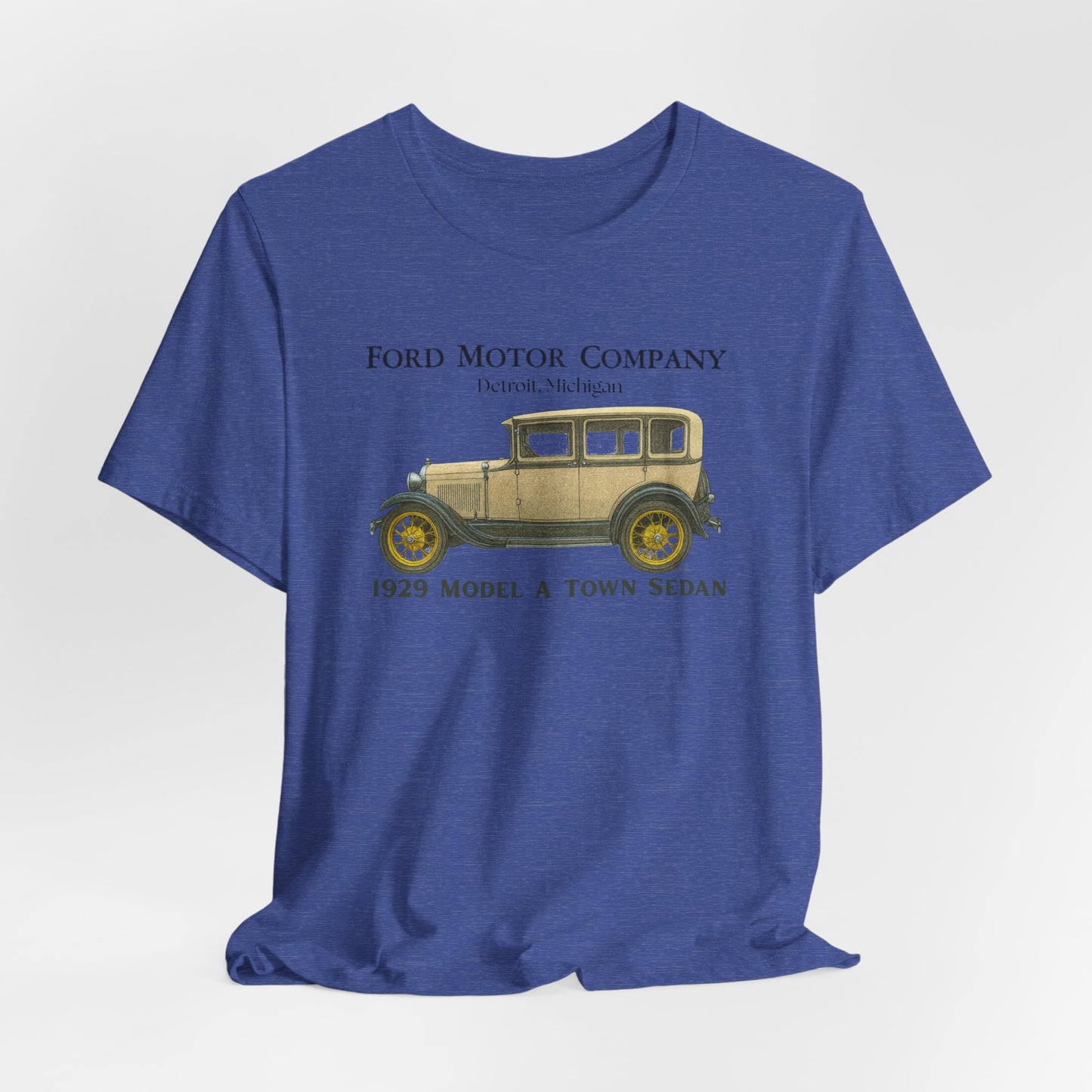 1929 Ford Model A Town Sedan T-Shirt – Classic Car Tee