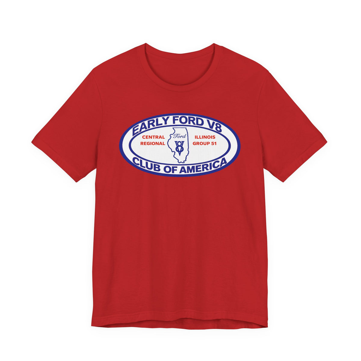 Central Illinois Early Ford V8 T‑Shirt — Unisex Soft Short Sleeve Tee