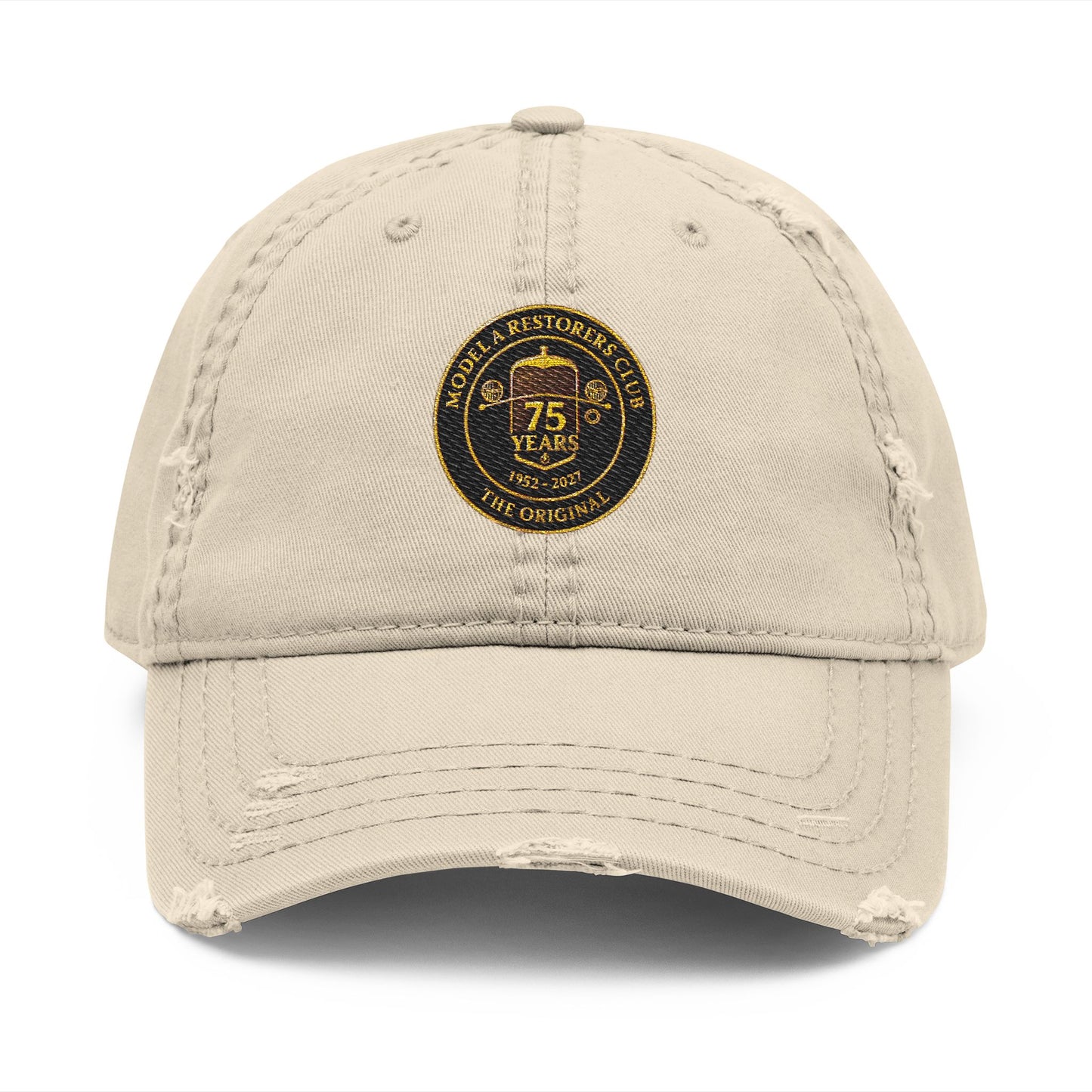 MARC 75th Anniversary — Distressed Embroidered Dad Hat