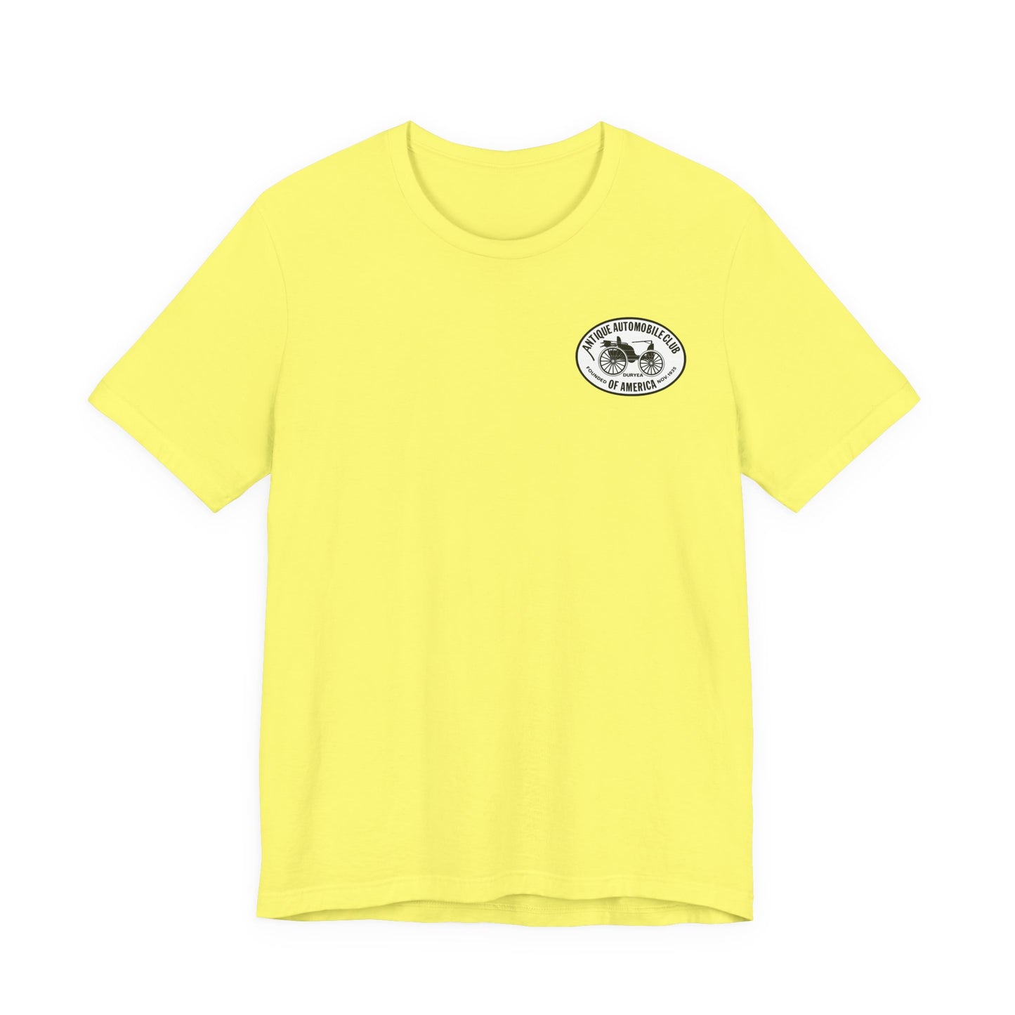 Shenandoah Region AACA Tee — Small White AACA Logo on Front and Large White Shenandoah Region AACA Logo on Back
