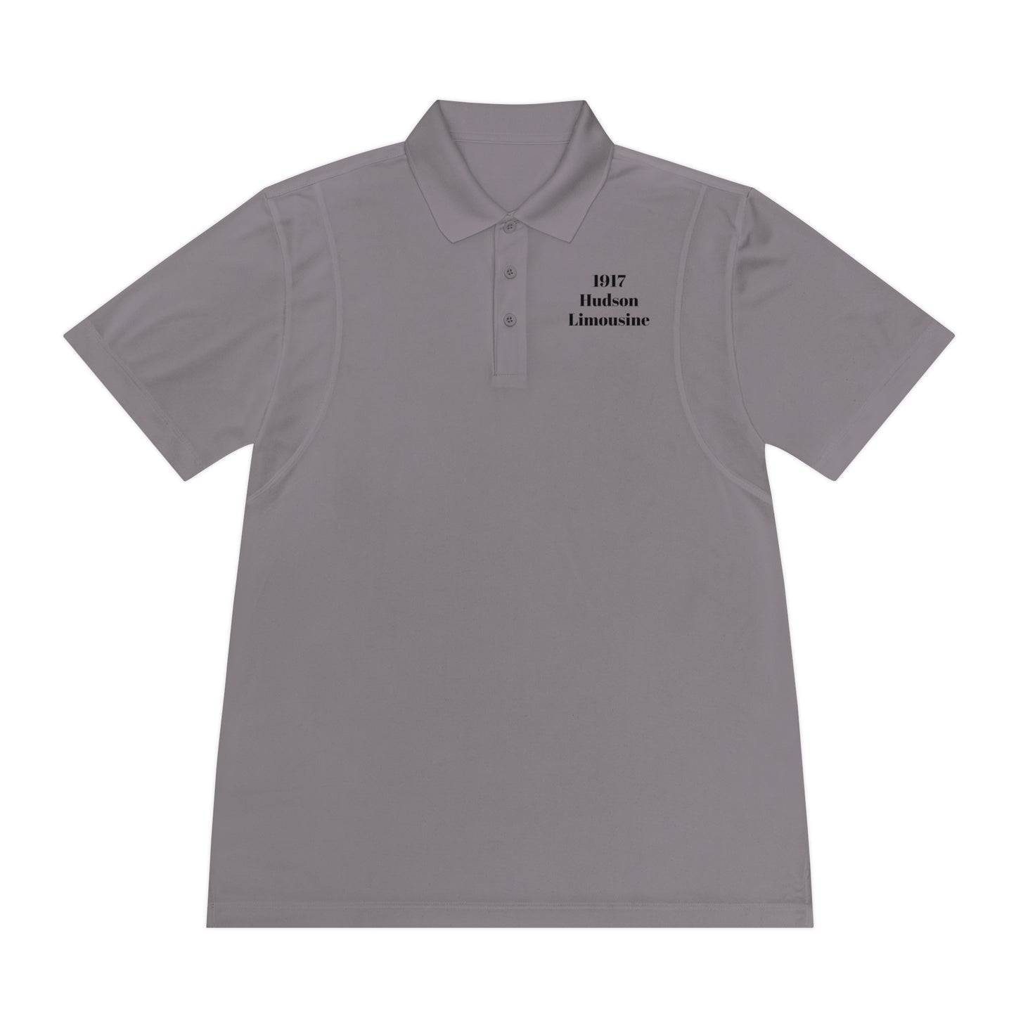 1917 Hudson Limousine Polo Shirt — Classic Vintage Car Men's Sport Polo (Gene)