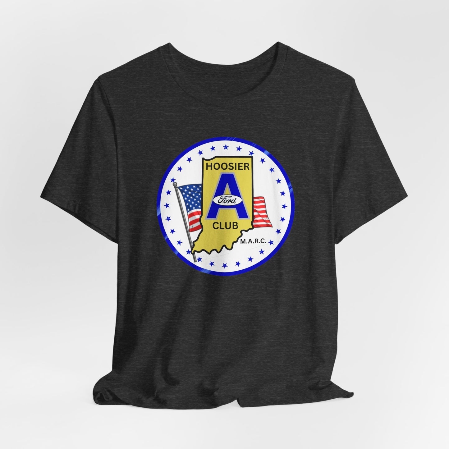 Hoosier A Ford Club Logo Tee — American Flag Indiana Pride T-Shirt