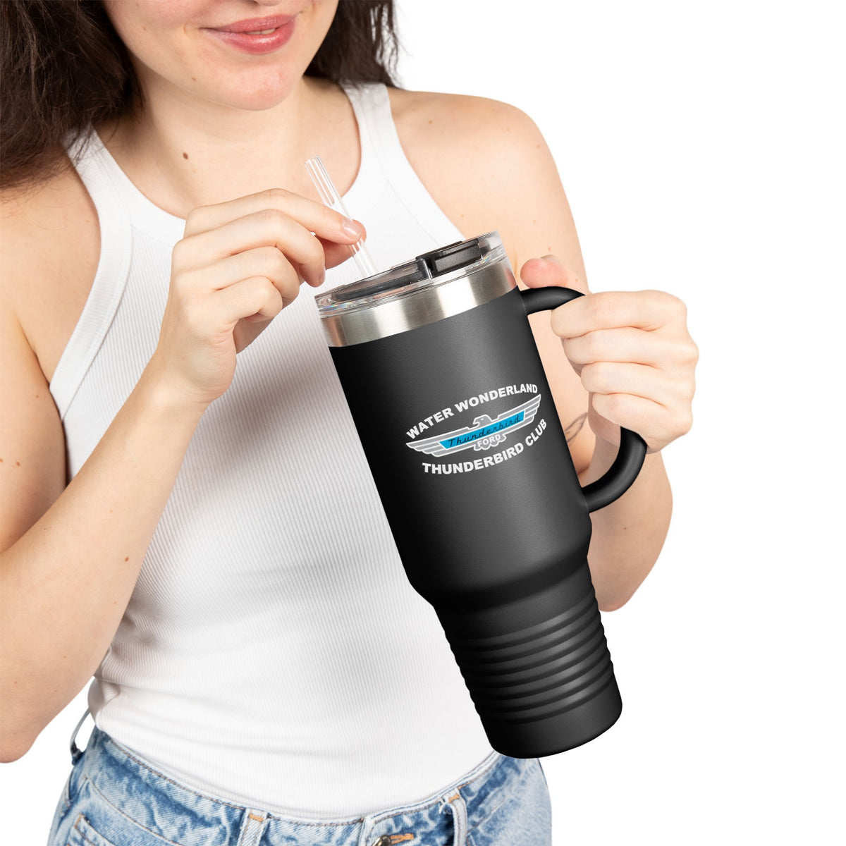 Water Wonderland Thunderbird Club 40oz Insulated Travel Mug