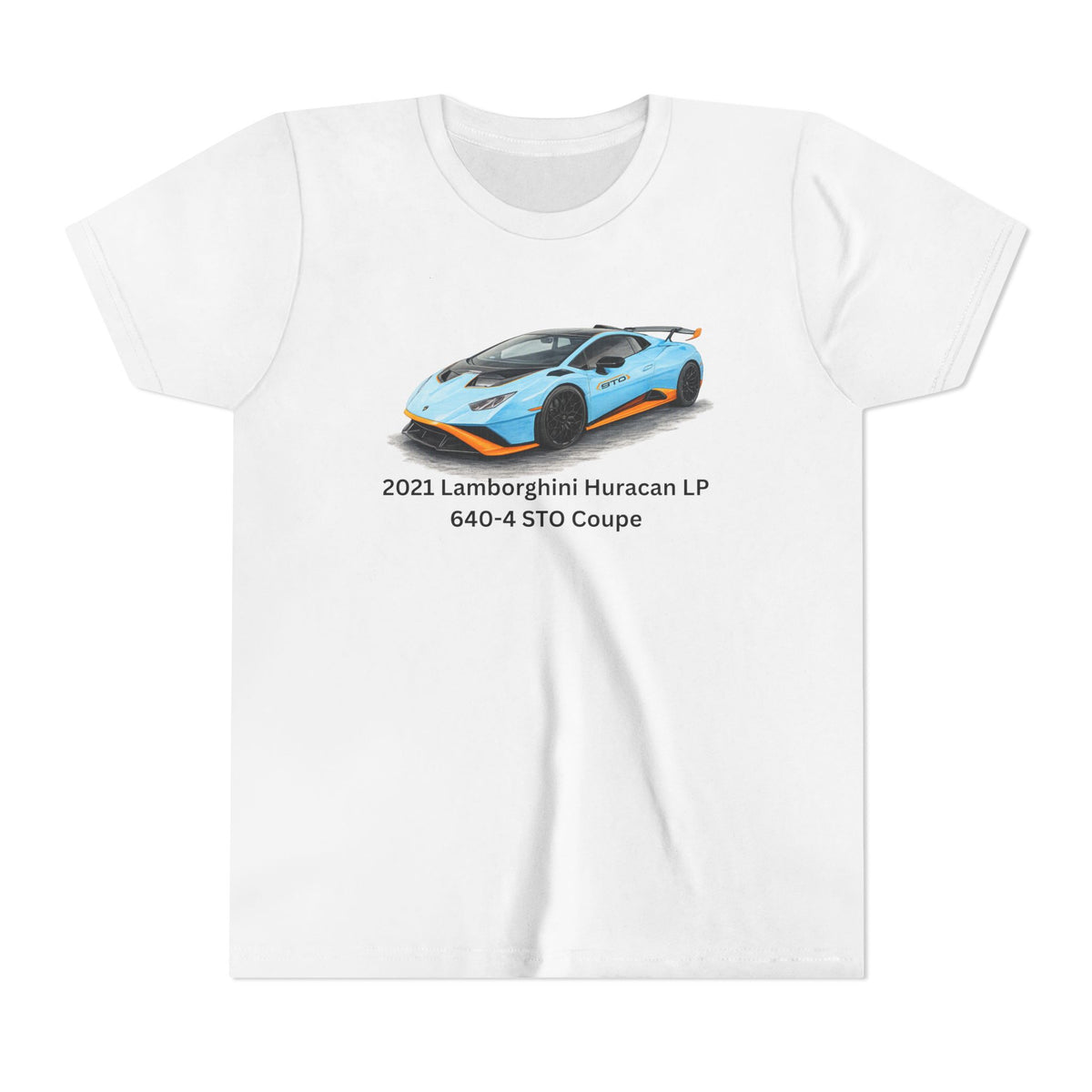 2021 Lamborghini Huracan LP 640-4 STO Coupe Youth T-Shirt