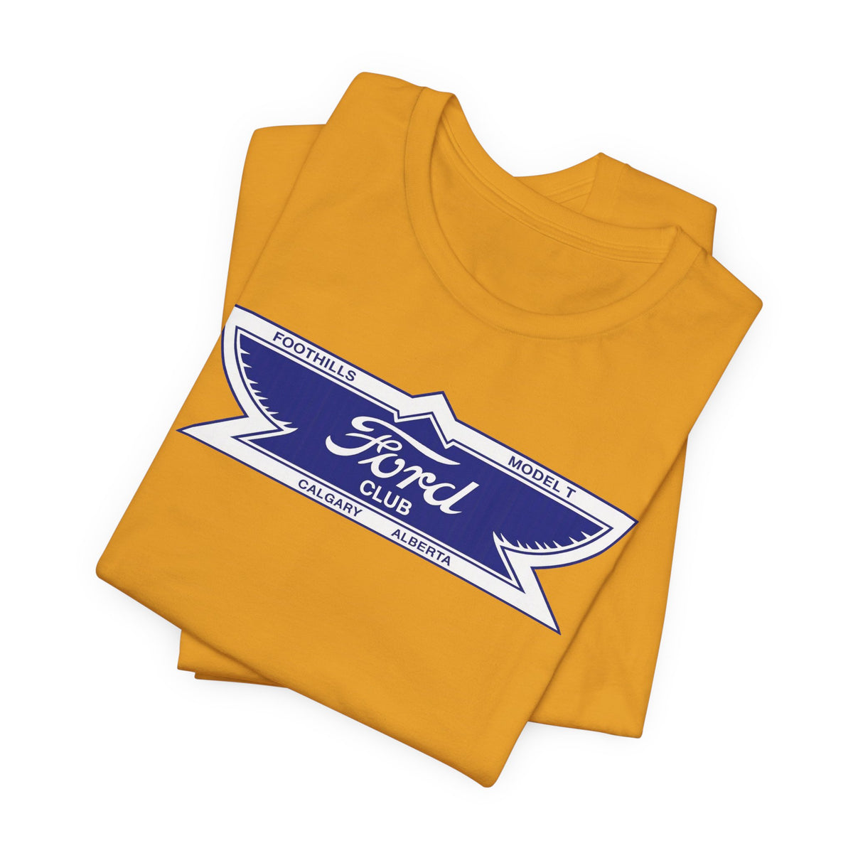 Foothills Model T Club Unisex Soft Tee -  Large Chest Logo