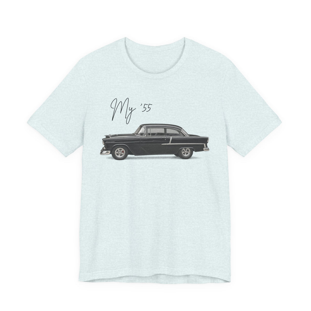1955 Chevy Black Tee 'My '55' Classic