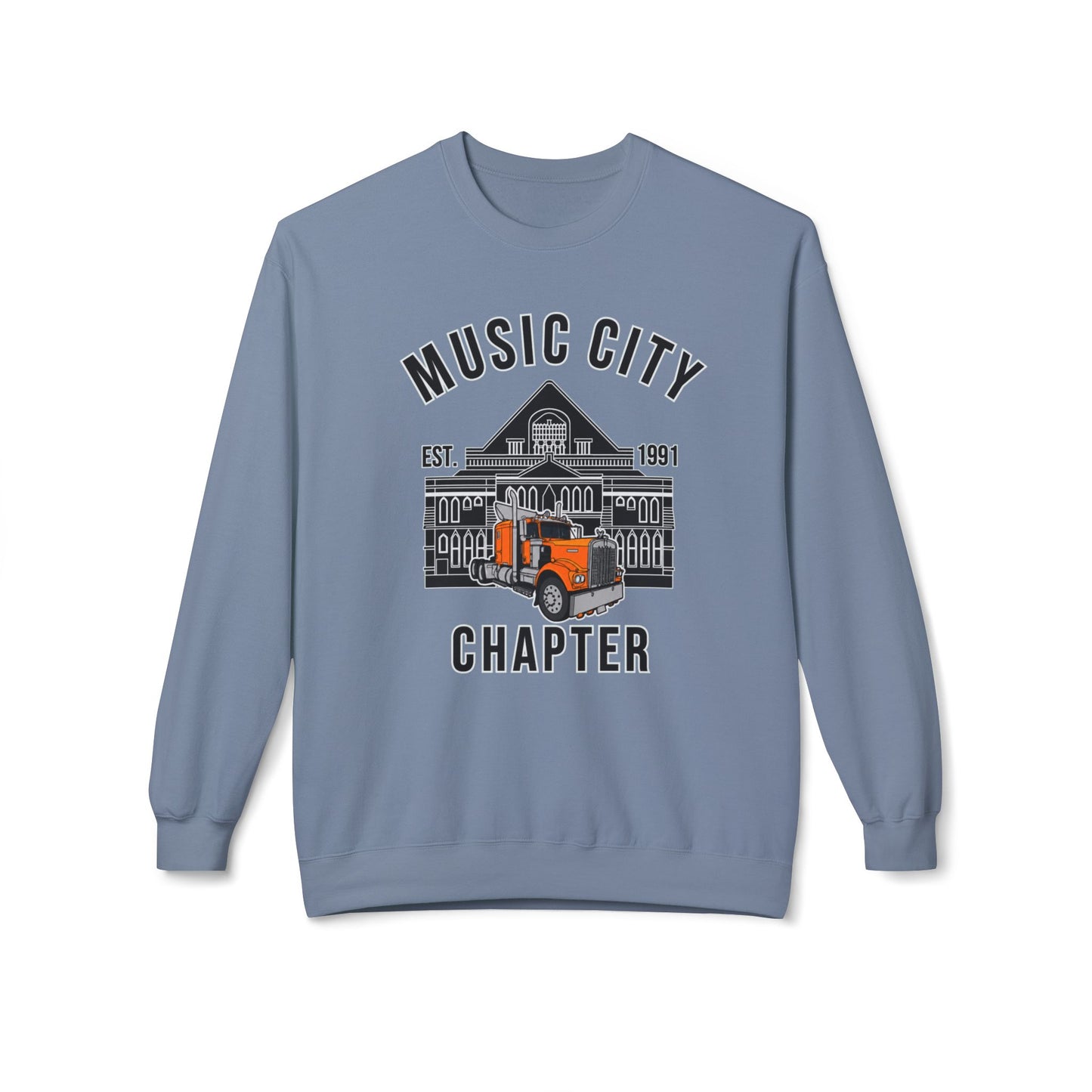 Music City Chapter ATHS — Unisex Midweight Softstyle Fleece Crewneck Sweatshirt