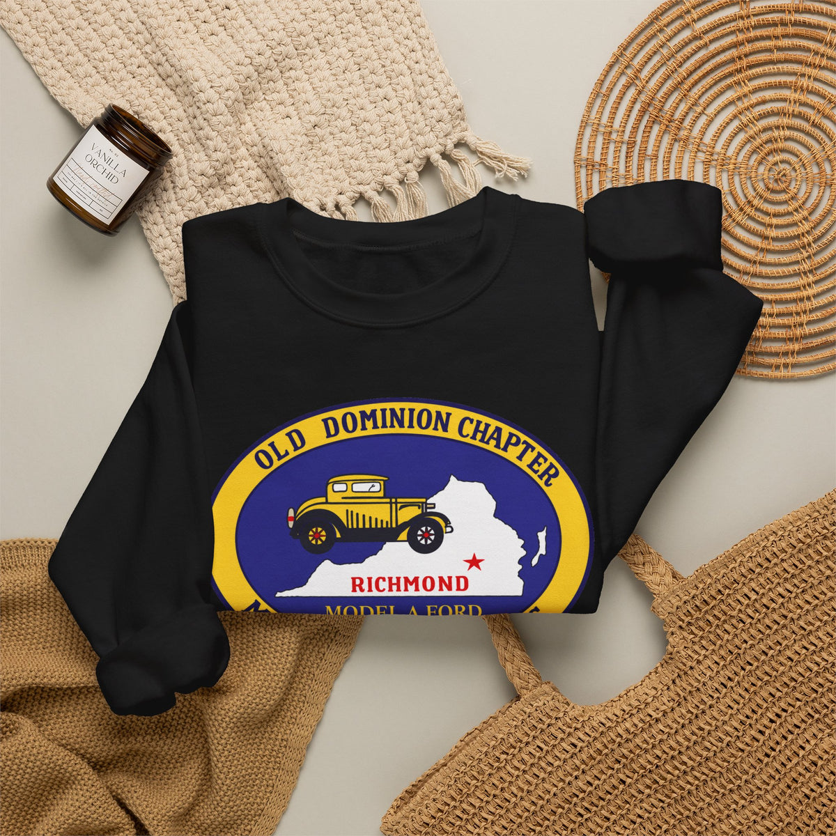 Old Dominion Model A Ford Club Crewneck Sweatshirt – Unisex Heavy Blend™ Crewneck Sweatshirt