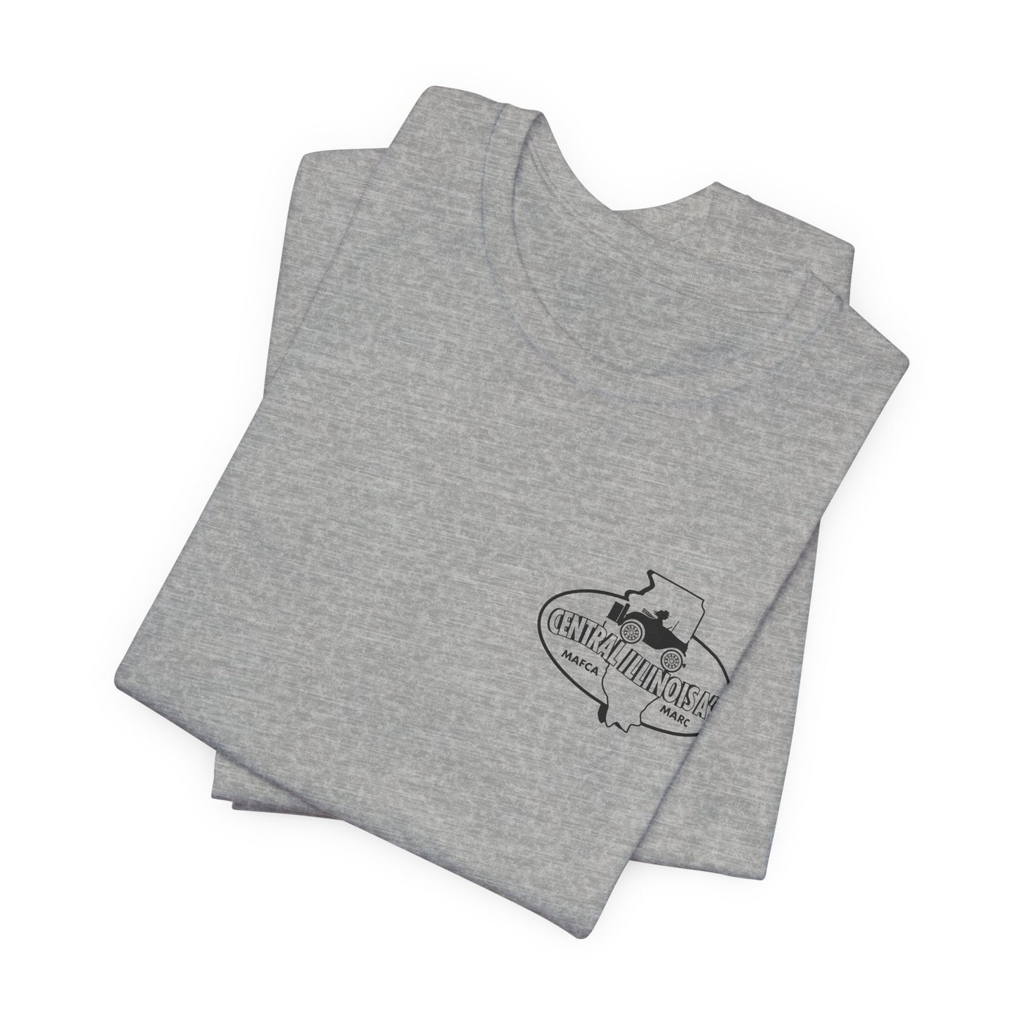 Central Illinois A's Small Logo T-Shirt — Unisex Jersey Short Sleeve Tee