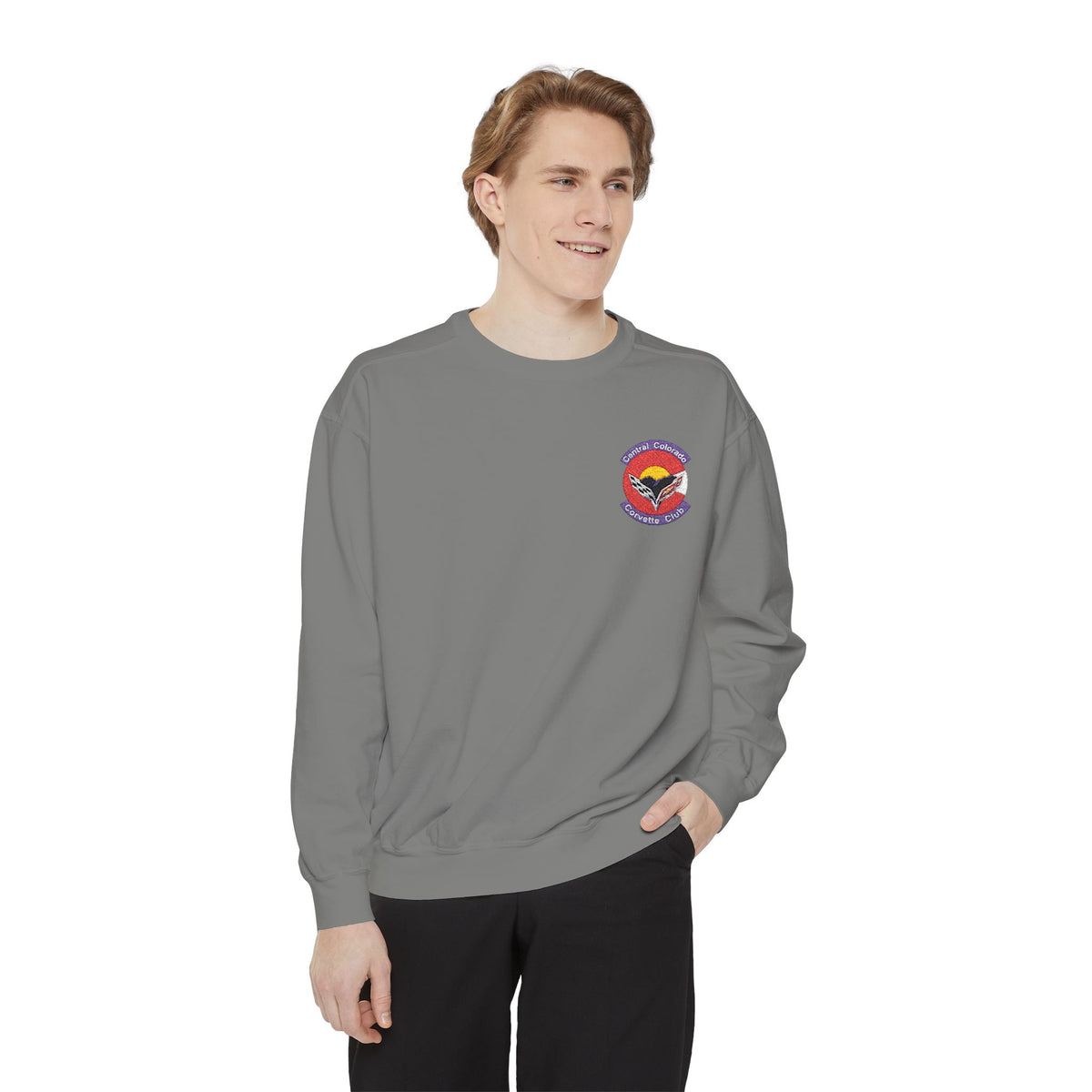 Central Colorado Corvette Club Embroidered Sweatshirt