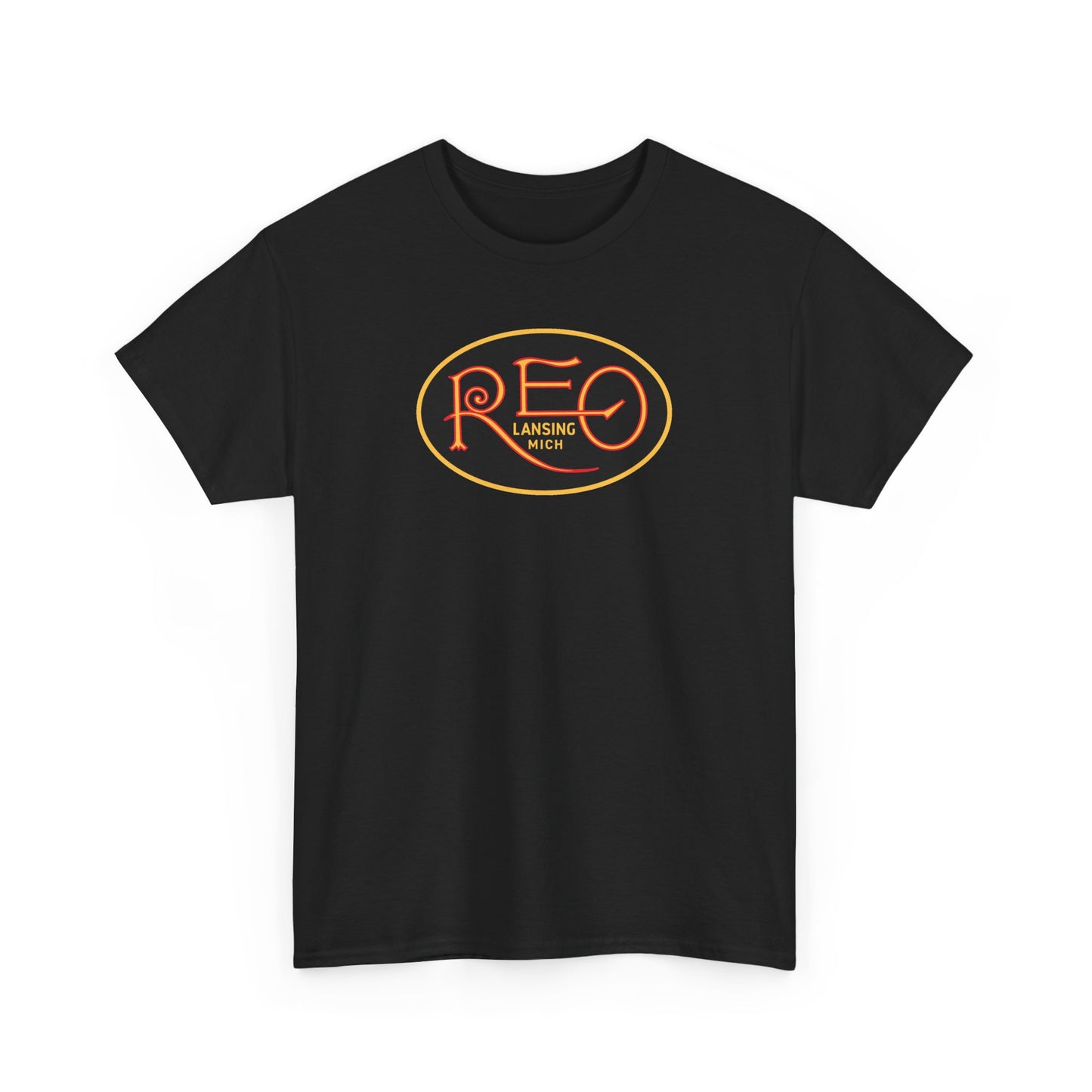 REO Logo T‑Shirt — Vintage Oval Graphic Tee