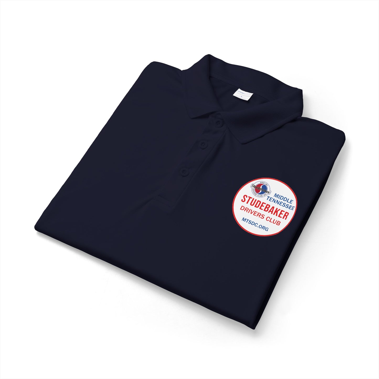 Middle Tennessee Studebaker Drivers Club Chapter Printed Polo Shirt