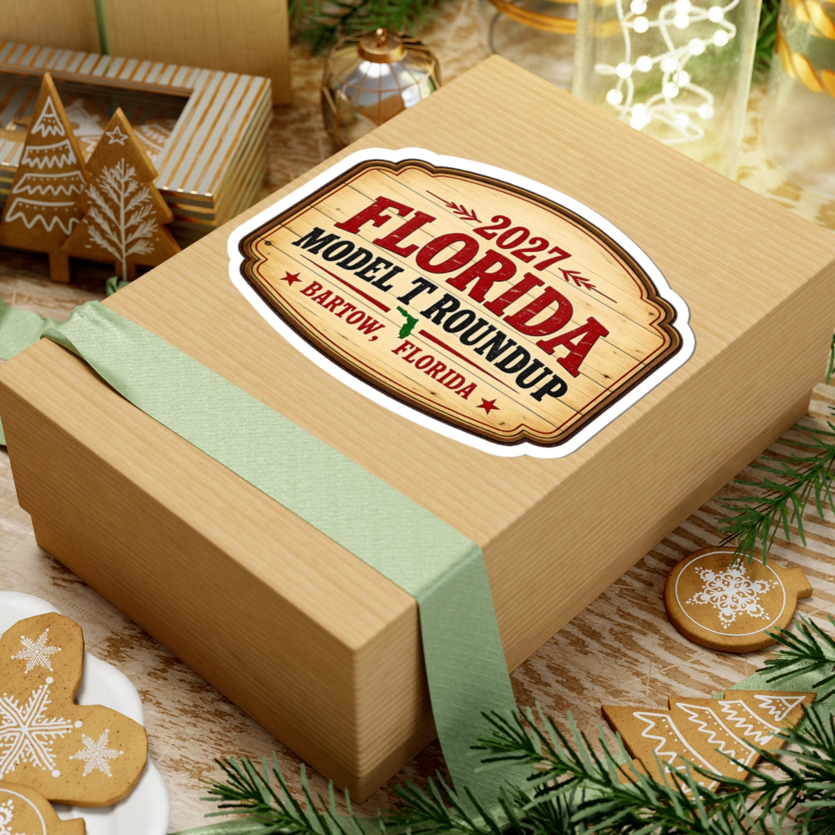 Florida Model T Roundup 2027 Sticker — Kiss-Cut Sticker