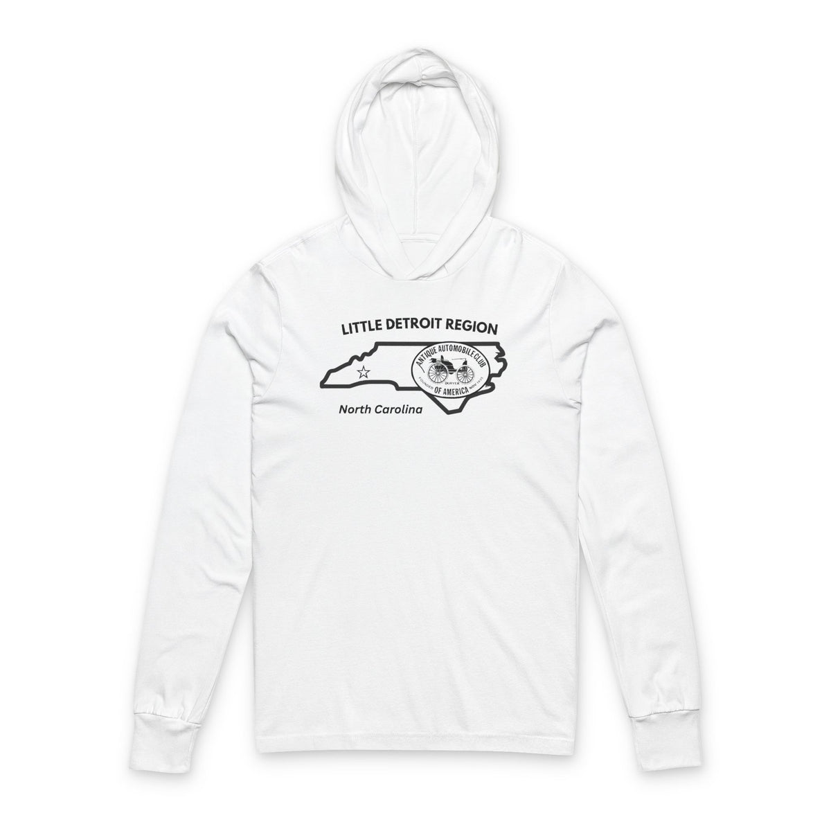 Little Detroit Region AACA Hooded Long Sleeve Tee