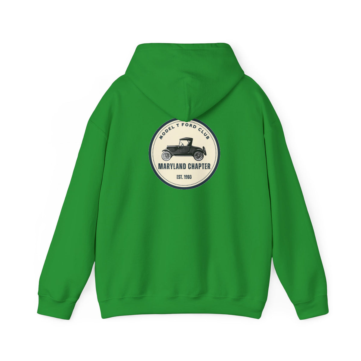 Maryland Chapter Model T Ford Club (back logo only) Unisex Heavy Blend™ Hooded Sweatshirt