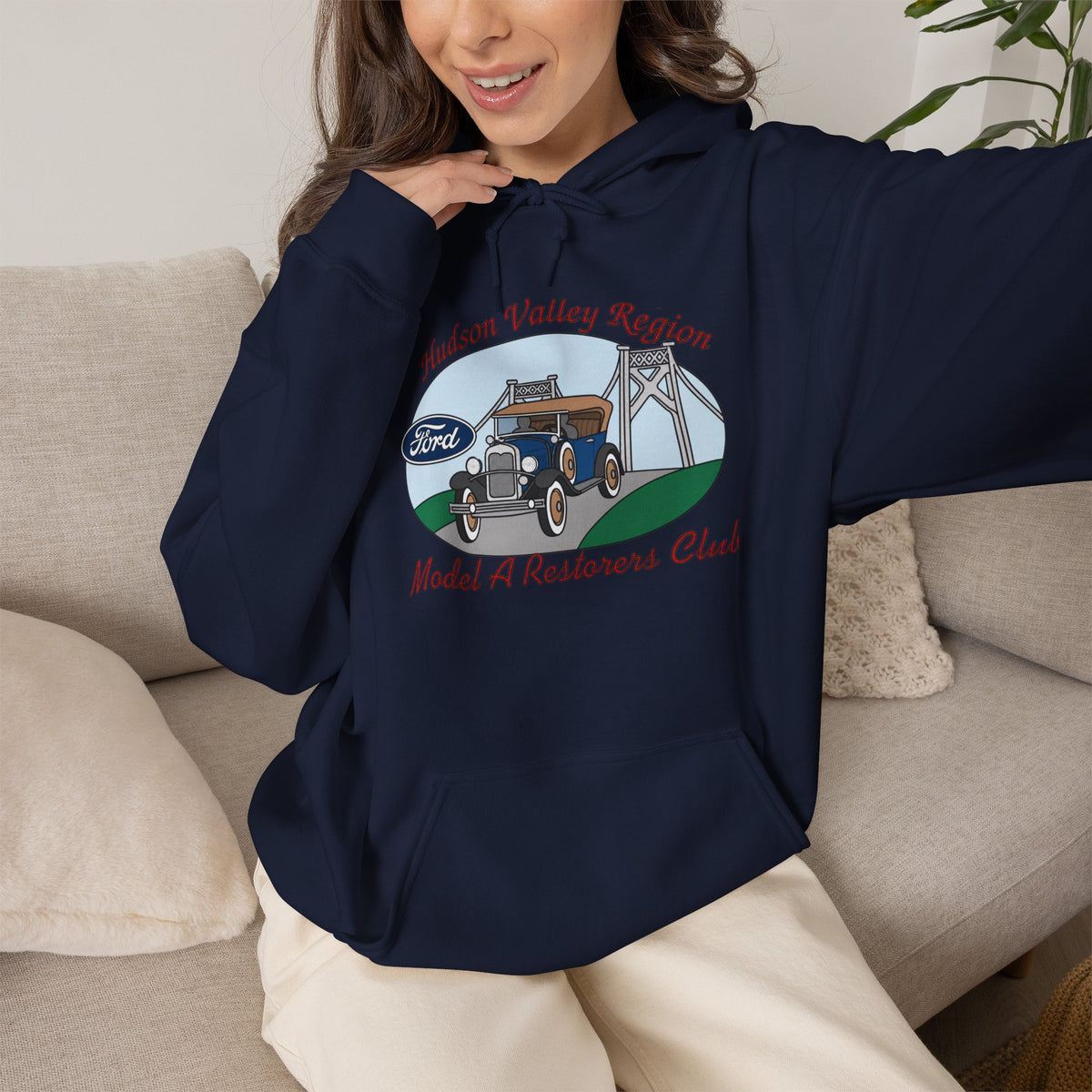 Hudson Valley Region Model A Restorers Club Unisex Heavy Blend™ Hooded Sweatshirt