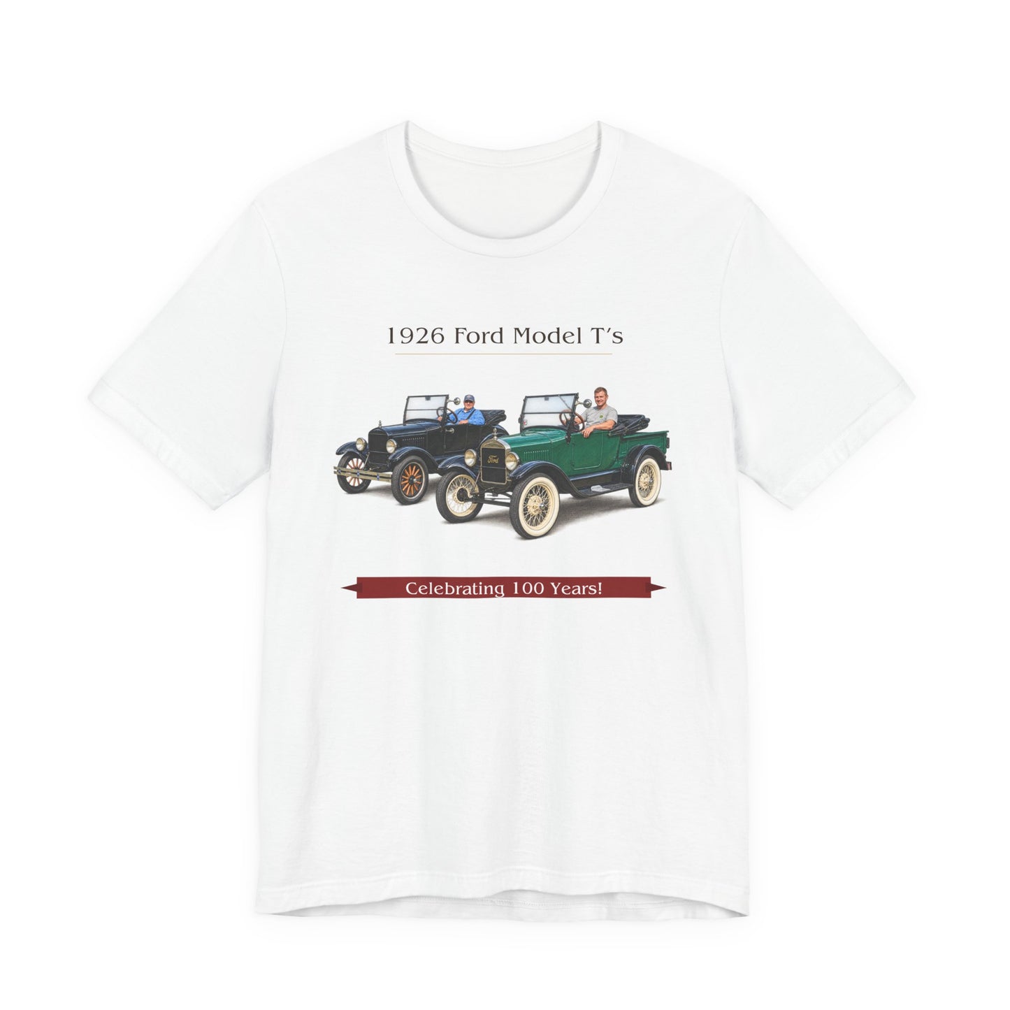 1926 Ford Model T's Tee — Celebrating 100 Years Vintage Car T-Shirt (JoeS)