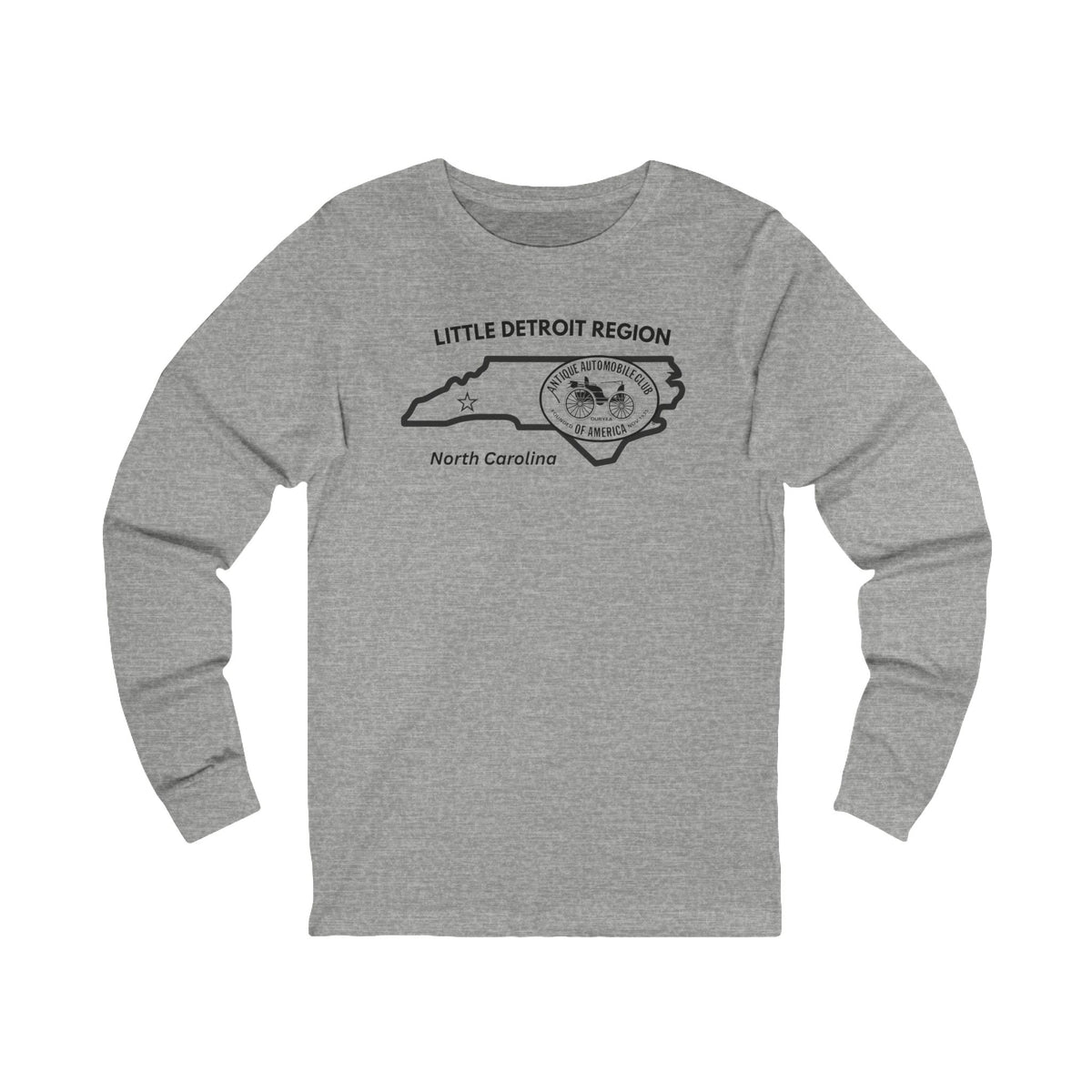Little Detroit Region North Carolina Long Sleeve Tee