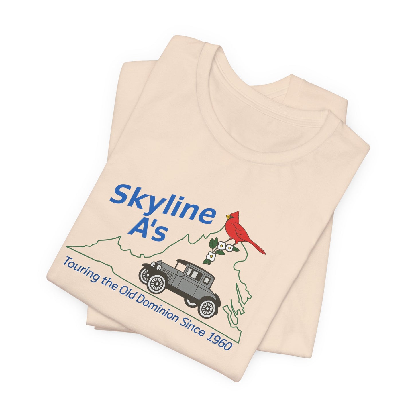 Skyline A's Virginia Roadtrip T-Shirt – "Touring the Old Dominion Since 1960"