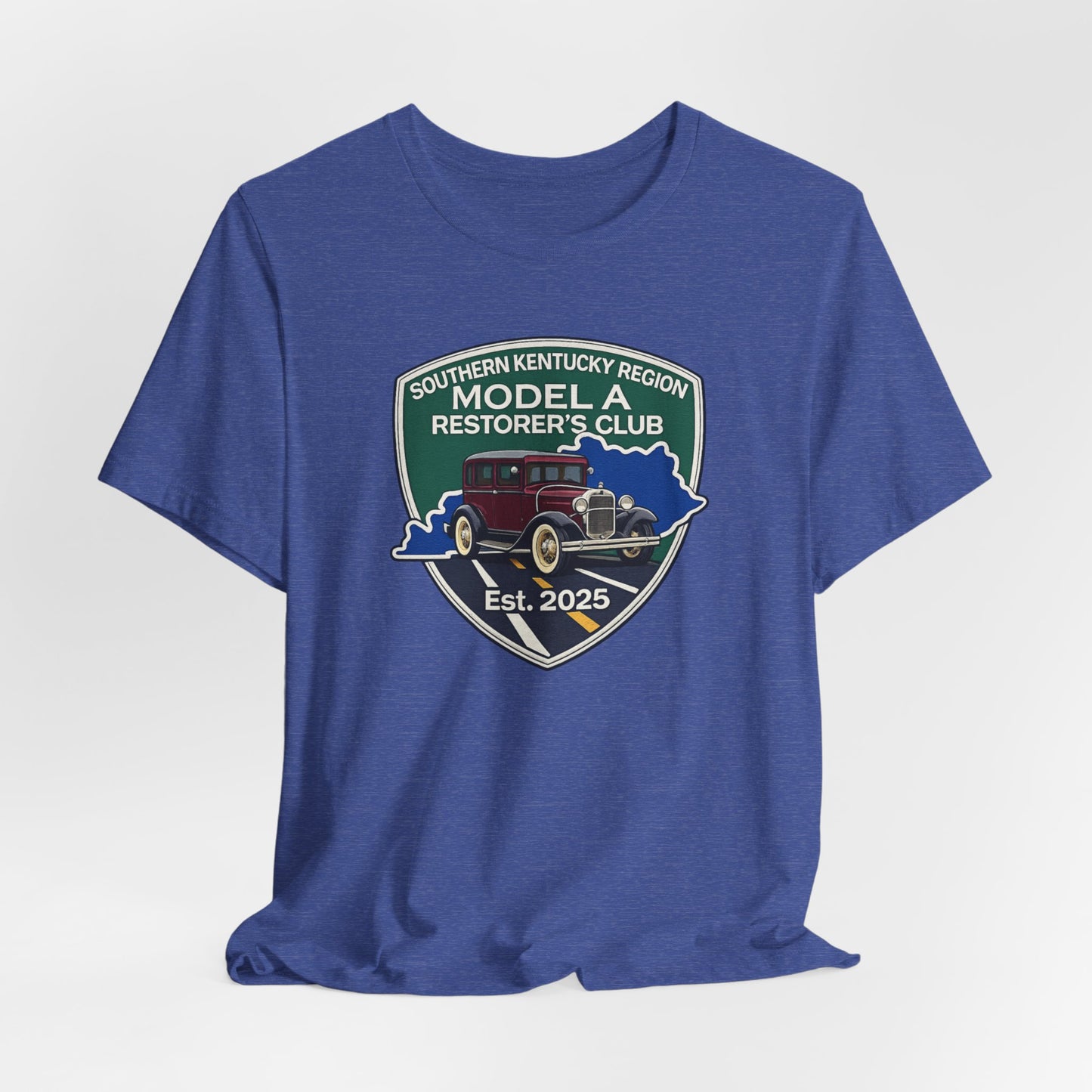 Southern Kentucky Region Model A Restorer's Club T-Shirt — Southern Kentucky Region Est. 2025