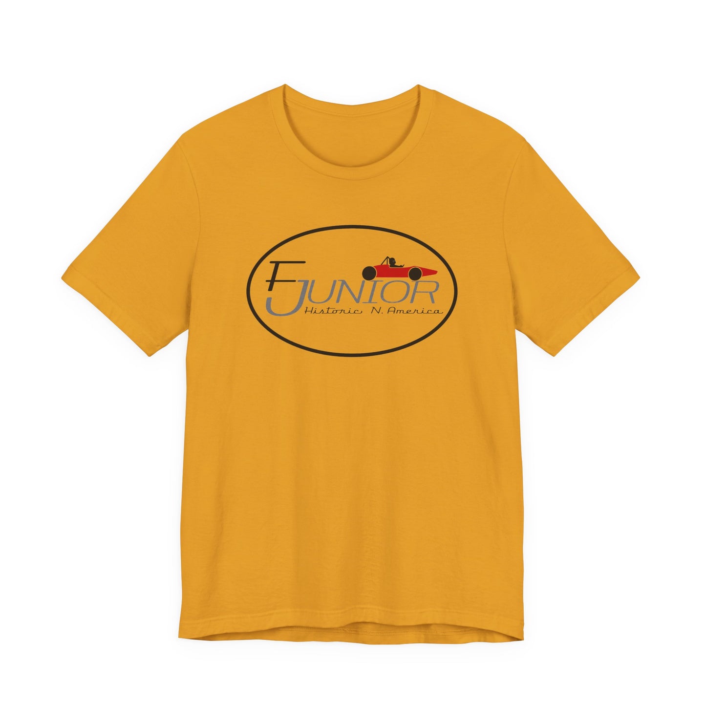 F Junior Historic N. America Racing Logo T-Shirt — Vintage Race Car Graphic Tee