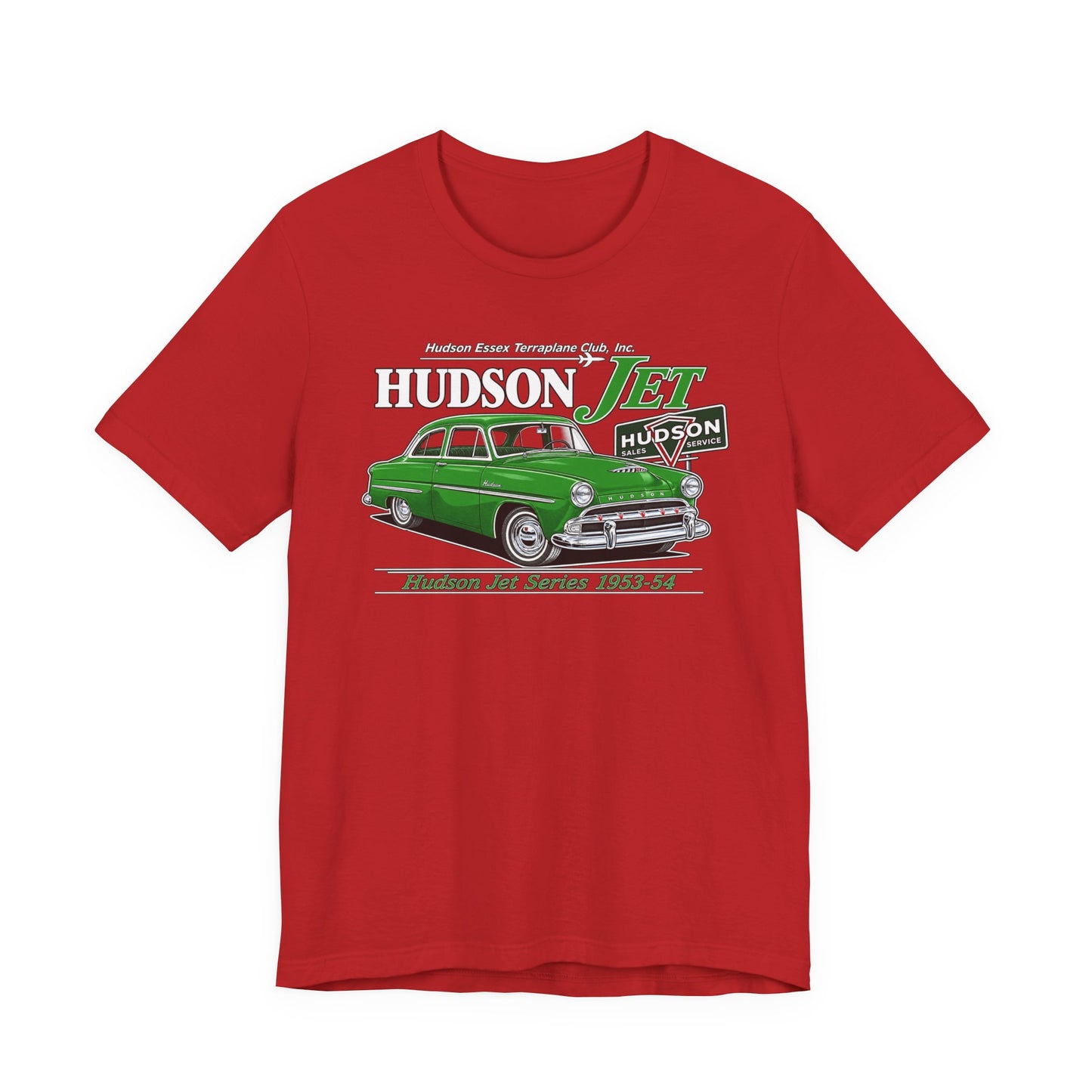 Hudson Essex Terraplane Club — Hudson Jet Classic Car T-Shirt  Vintage 1953–54