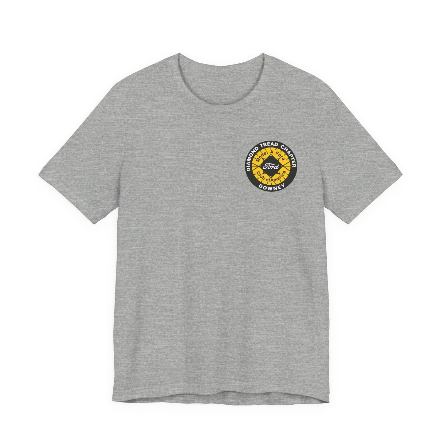 Diamond Tread Chapter Downey T‑Shirt - Small Front Logo Only