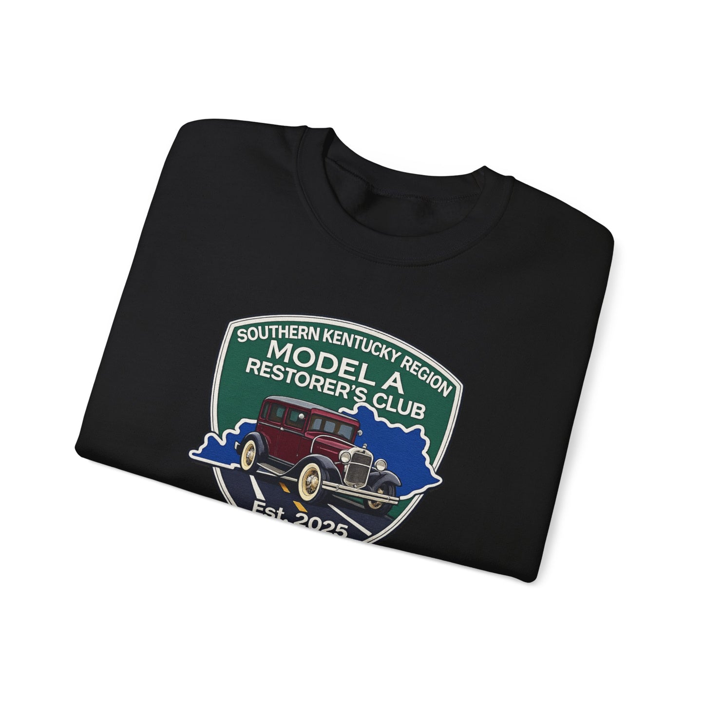 Southern Kentucky Region Model A Restorer's Club Crewneck Sweatshirt — Unisex Heavy Blend™ Gildan Crewneck Sweatshirt