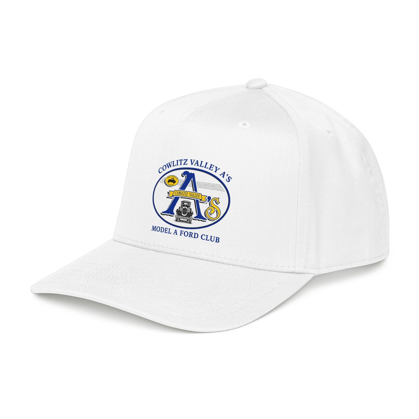 Cowlitz Valley A's Model A Ford Club Baseball Cap — Cowlitz Valley A's Vintage Car Logo