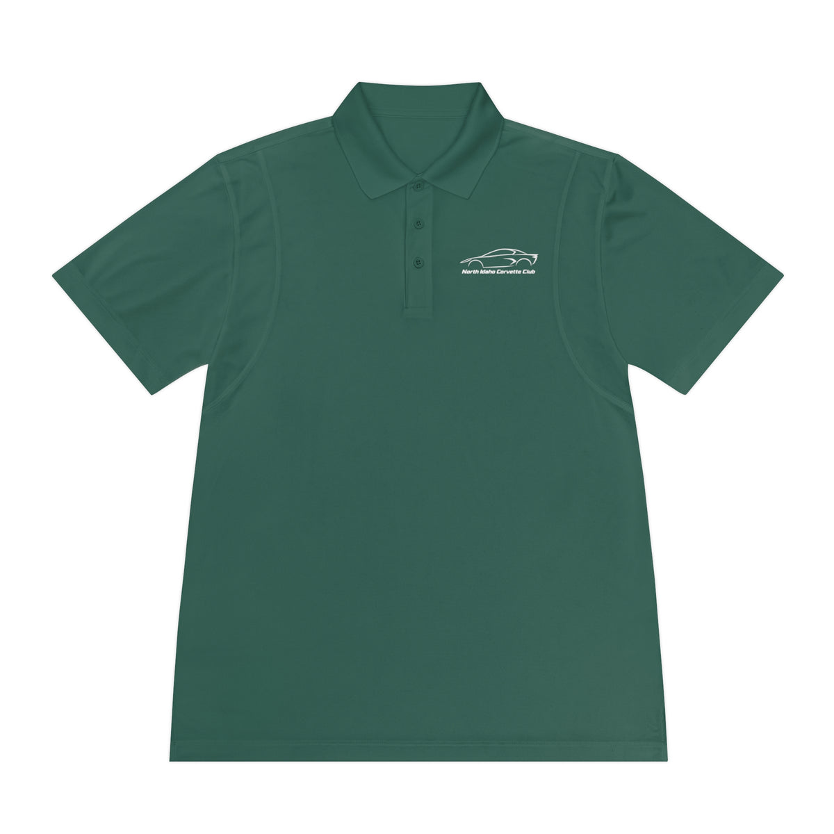 North Idaho Corvette Club Performance Polo with Front and Back Logos