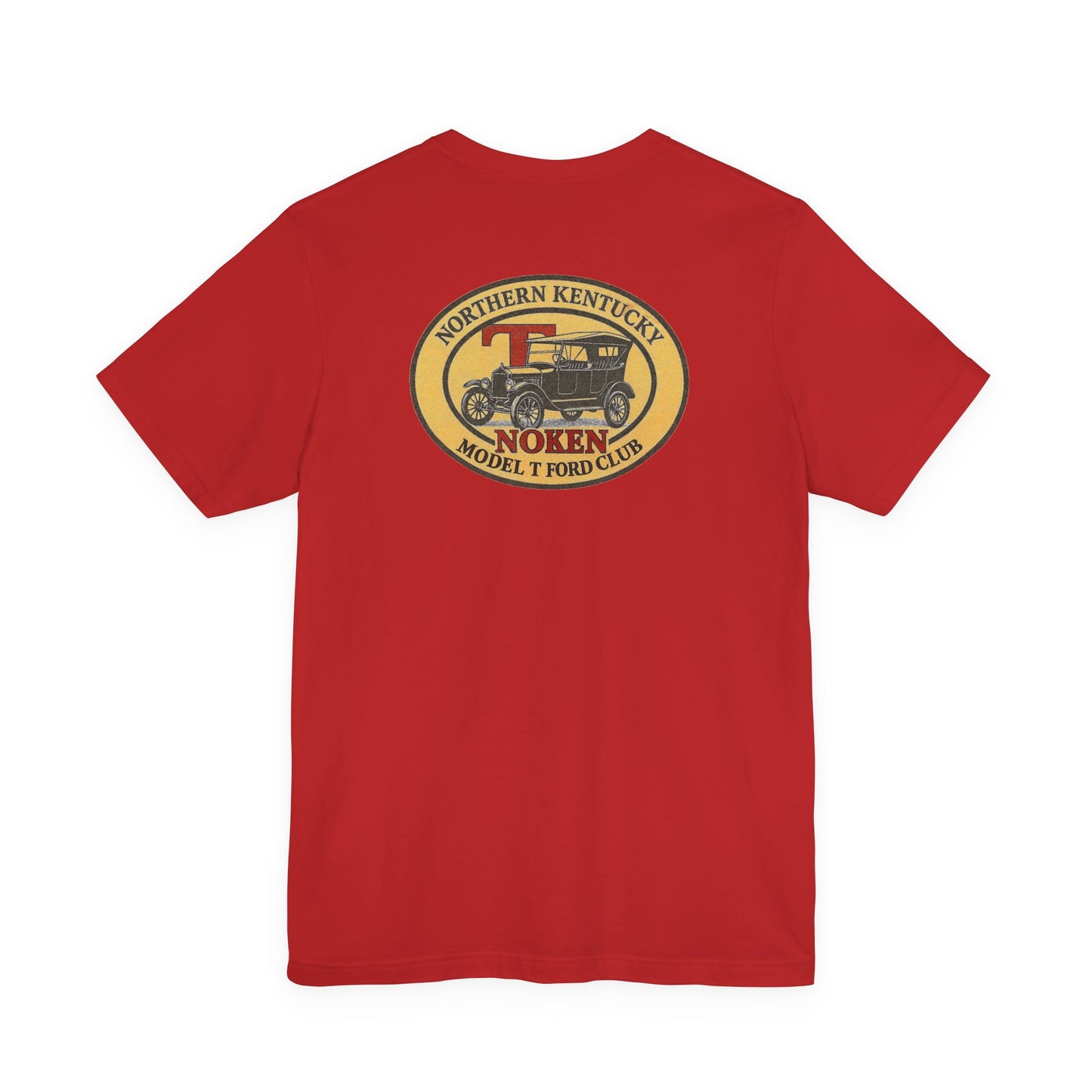 Northern Kentucky NOKEN Vintage Car T-Shirt — Front and Back Logos
