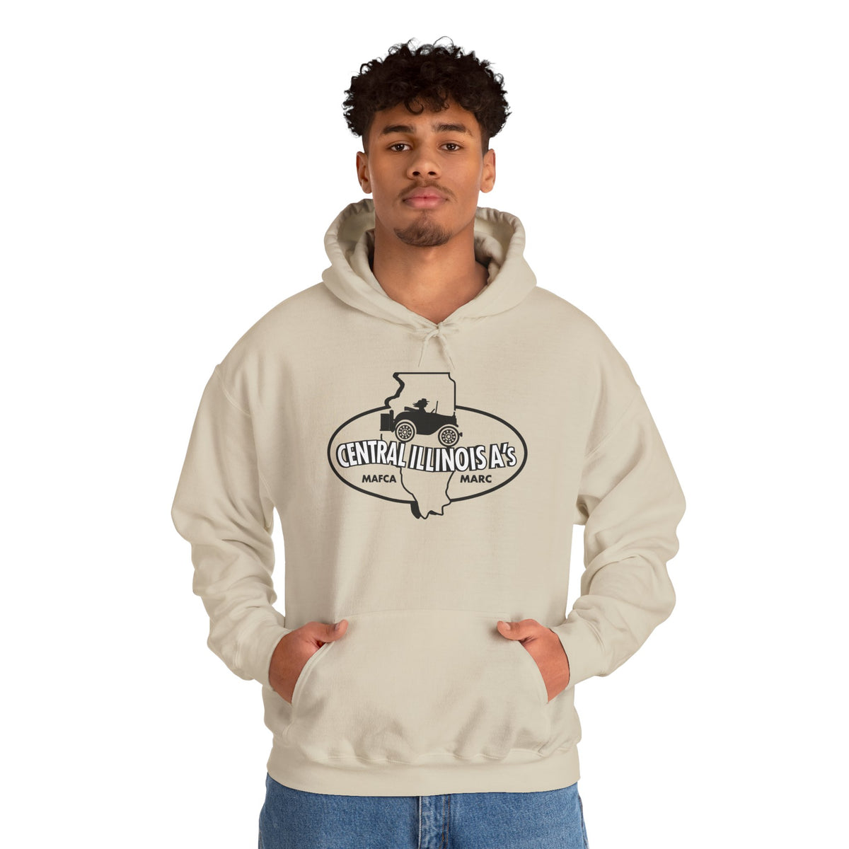 Central Illinois A's Hoodie — Unisex Heavy Blend™ Hooded Sweatshirt