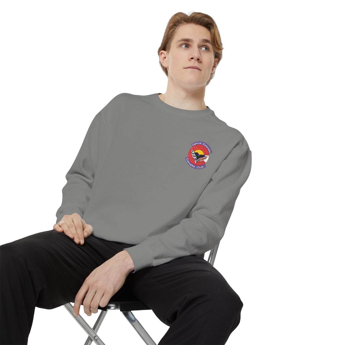 Central Colorado Corvette Club Embroidered Sweatshirt