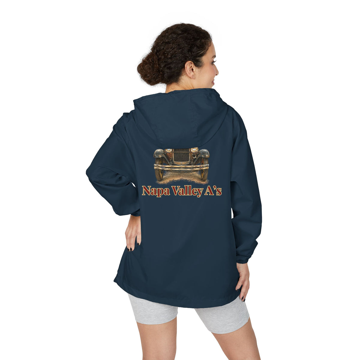Napa Valley A's Windbreaker Jacket - Front and Back Logos