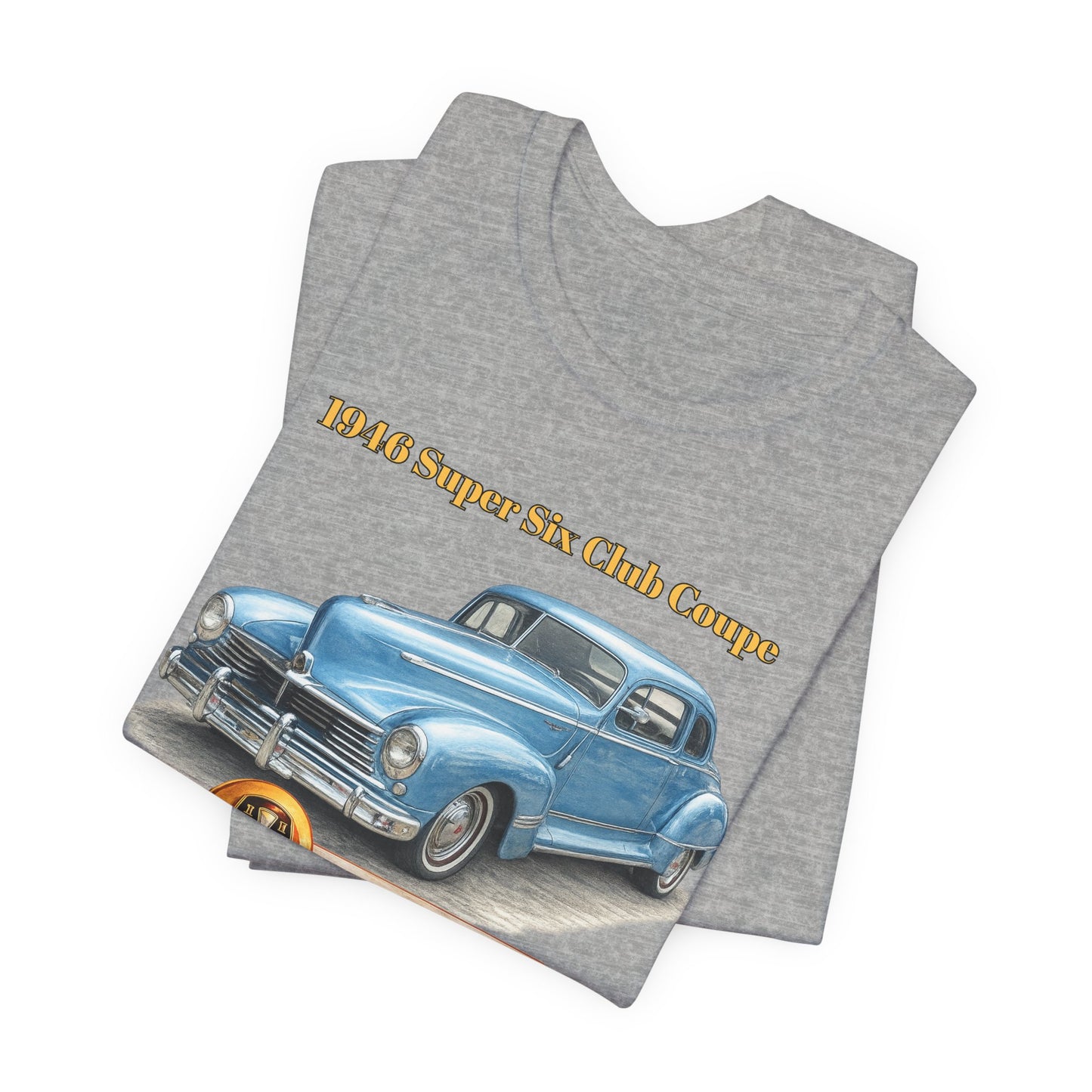 1946 Hudson Super Six Club Coupe T-Shirt – Classic Vintage Car Tee (DE)