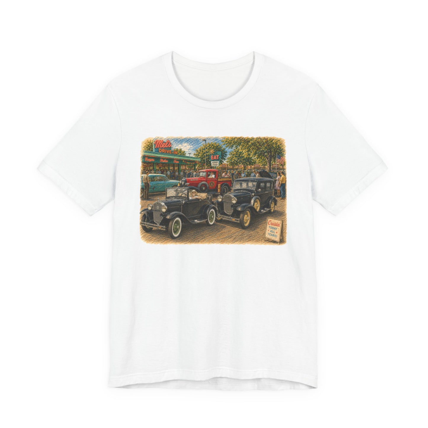 Mel's Drive-In (LTG) - Unisex Jersey Short Sleeve Tee