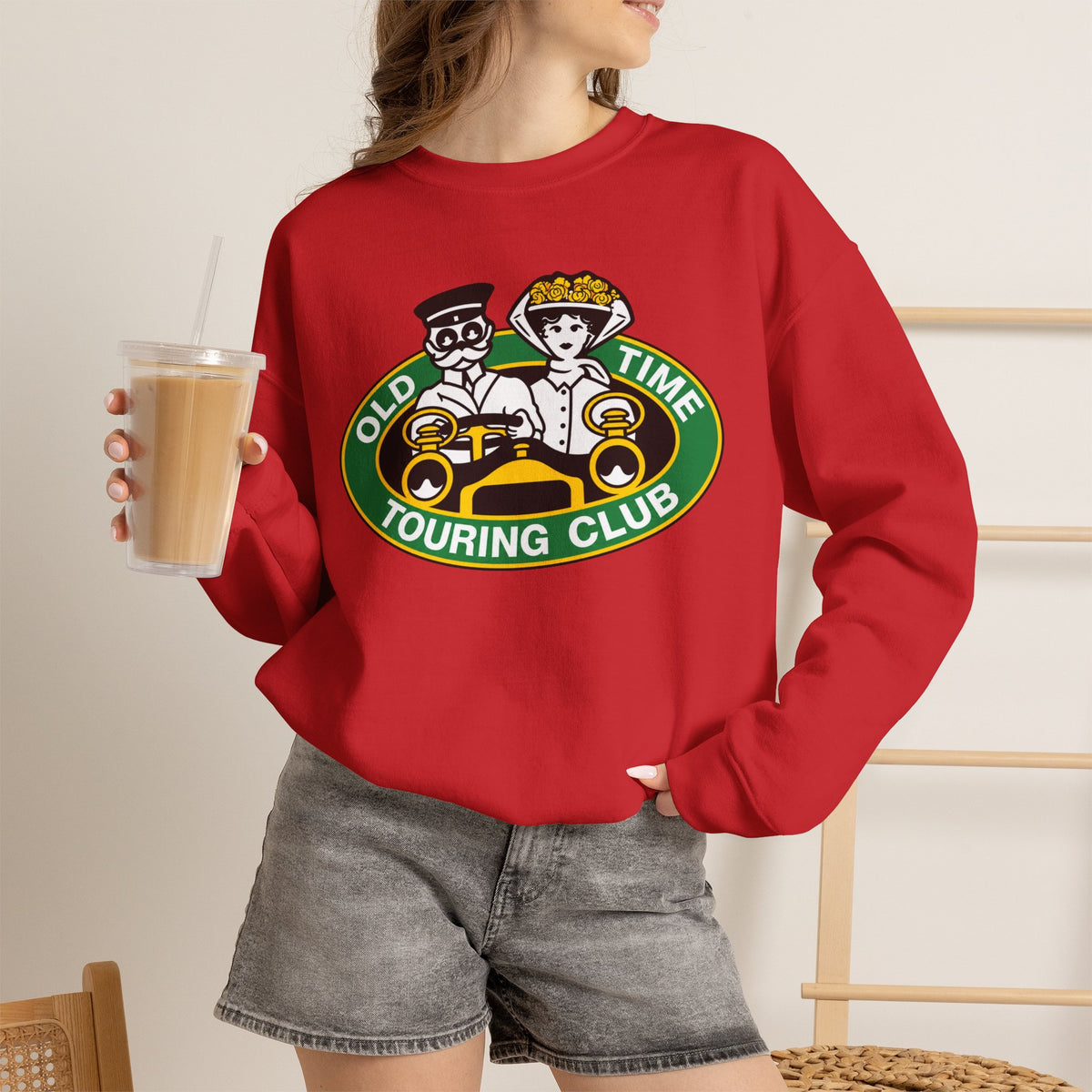 Old Time Touring Club Crewneck Sweatshirt - Unisex Heavy Blend™ Crewneck Sweatshirt