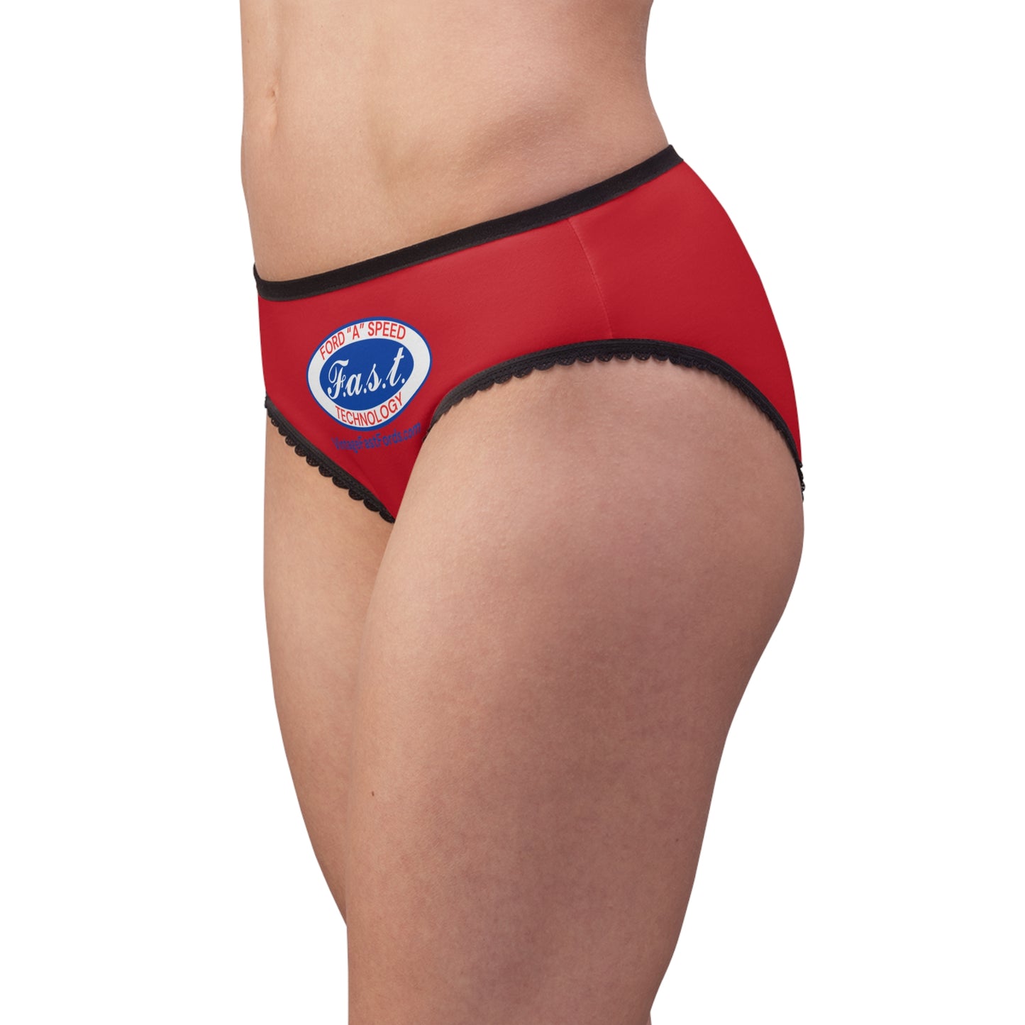 Vintage Ford F.A.S.T. Women's Briefs - Fun Retro Underwear for Car Enthusiasts