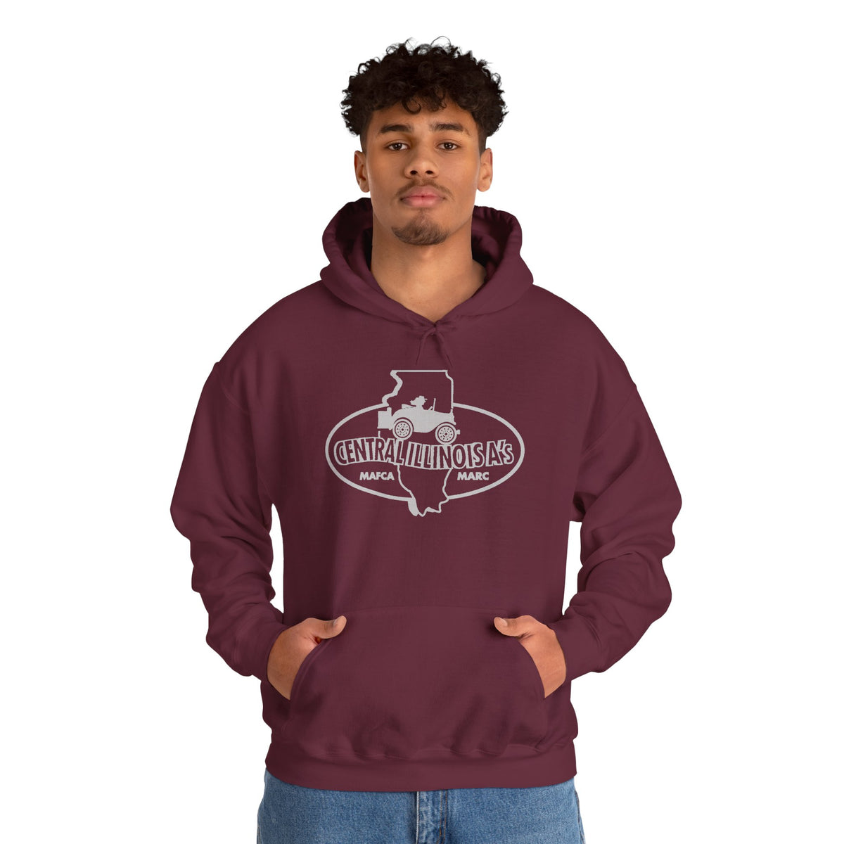 Central Illinois A's Hoodie — Unisex Heavy Blend™ Hooded Sweatshirt